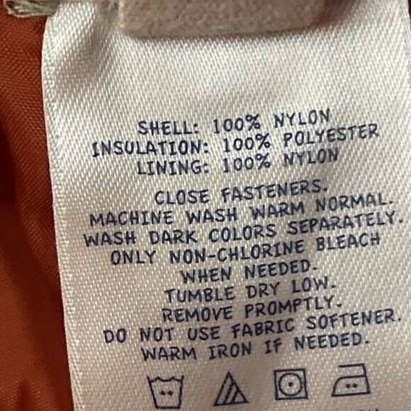 Lands End Squall Snow Pants Boys Girls Kids 12 Insulated Reinforced Knee Red - Picture 7 of 11